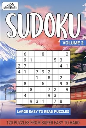 Sudoku Super Easy to Hard Vol 2 Book Cover