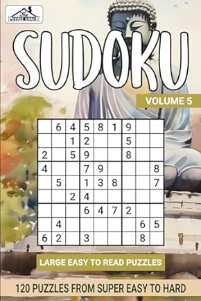 Sudoku Super Easy to Hard Vol 5 Book Cover