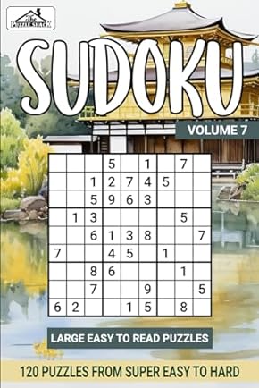 Sudoku Super Easy to Hard Vol 7 Book Cover